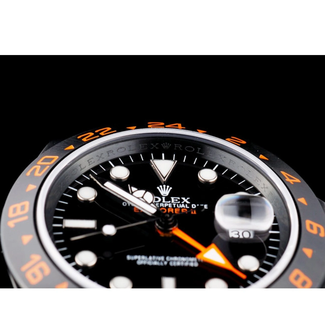 Good Copy Rolex Watches Black Explorer Dial Black Watch Rolex Bezel Ceramic 0724